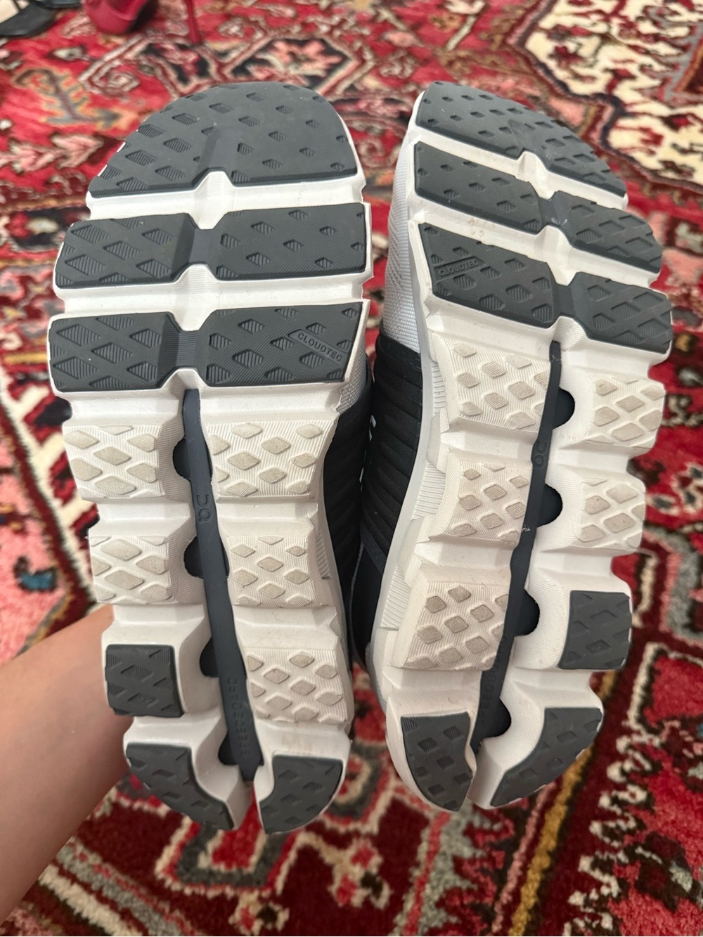 On Running Cloud womens Running Shoes - White/Black - Picture 4 of 4